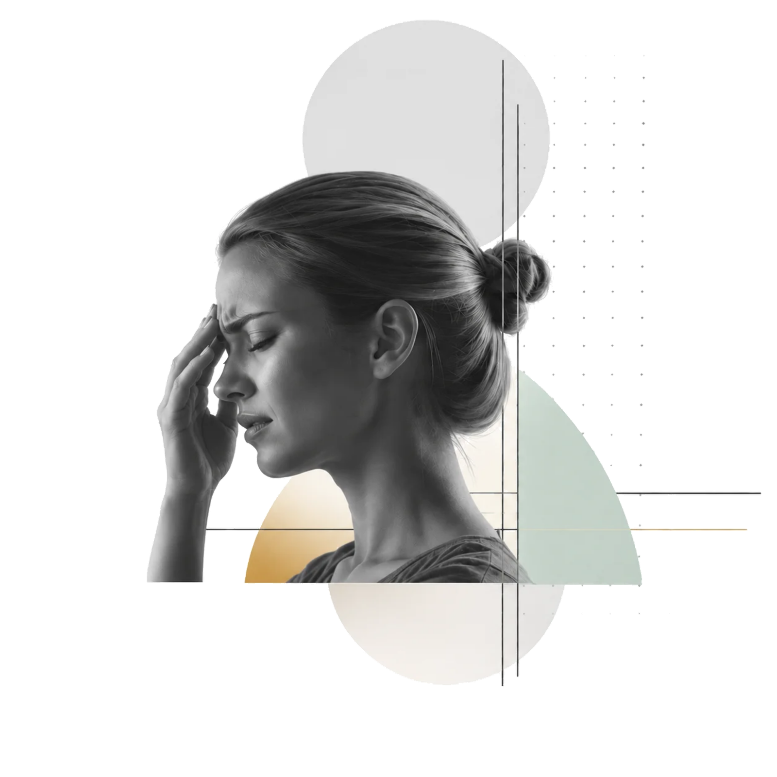 Mujer con v&eacute;rtigo &mdash; s&iacute;ntoma vestibular